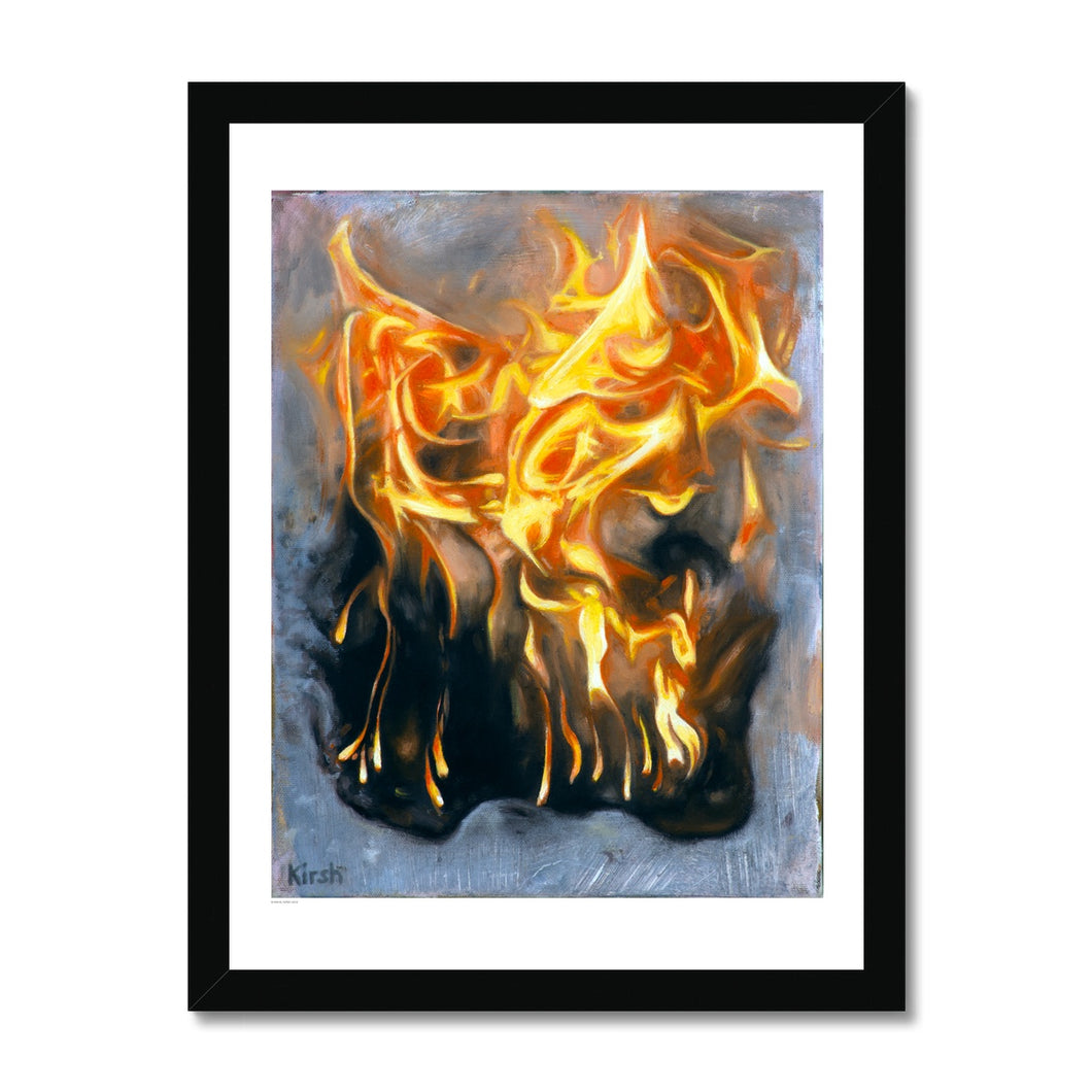 Fire Sketch | Framed Print