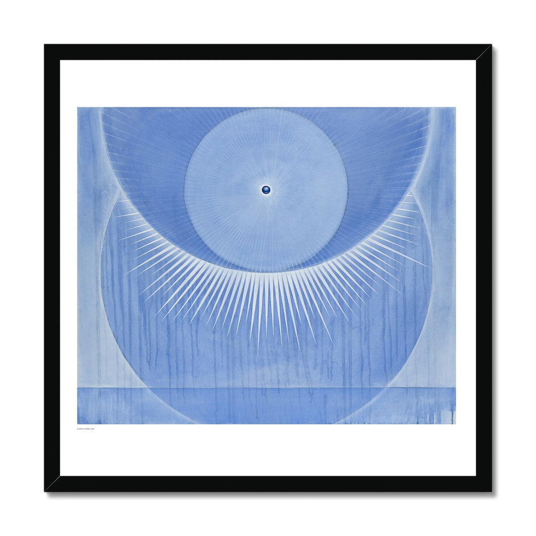 Permanent Blue Test | Framed Print
